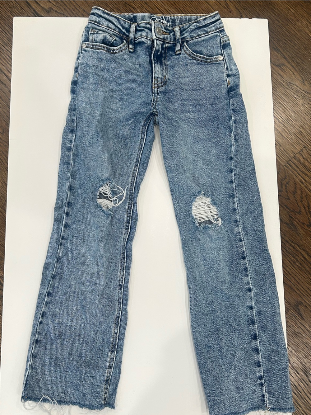 art class Light Blue Distressed Kids Jeans, size 6